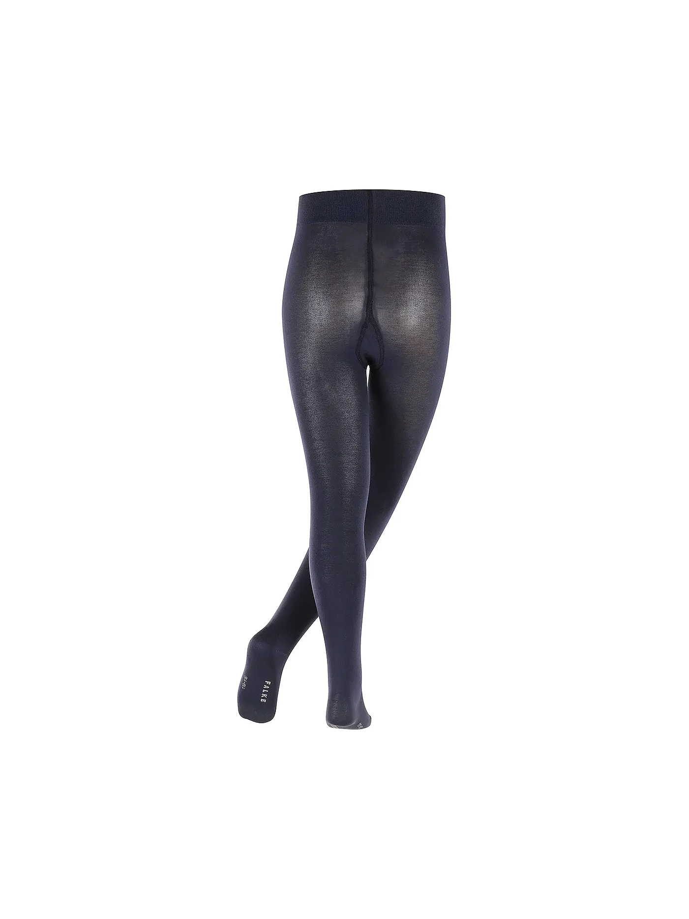 FALKE | Mädchen Strumpfhose COTTON TOUCH silver | dunkelblau